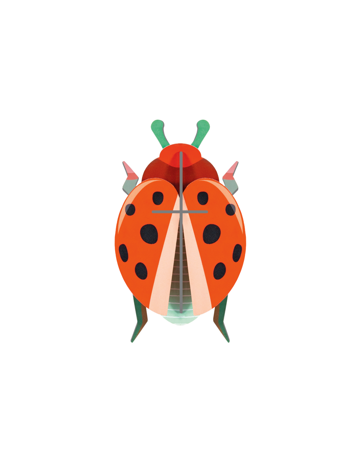 Coccinelle Rouge Beetle 3D DIY 3D Wall Art Craft