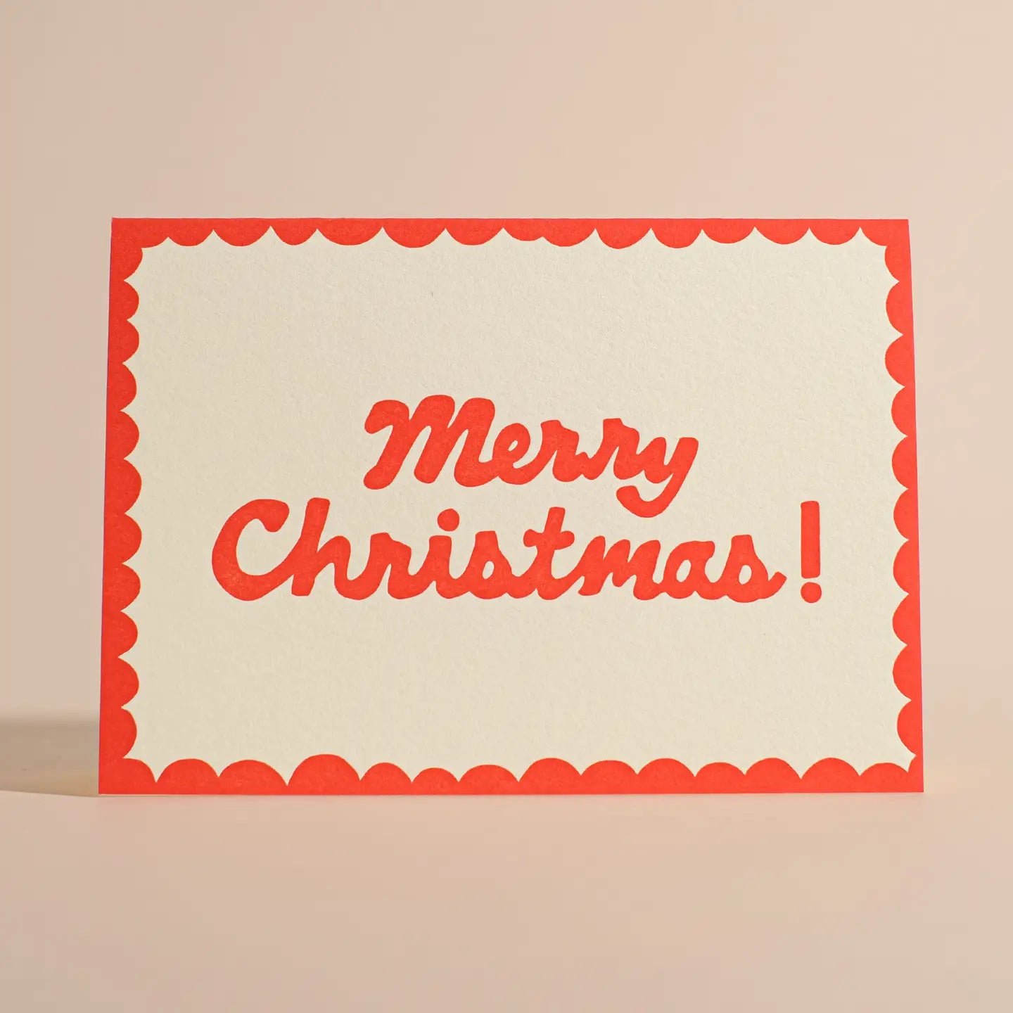 Merry Christmas! | Letterpress Greeting Card