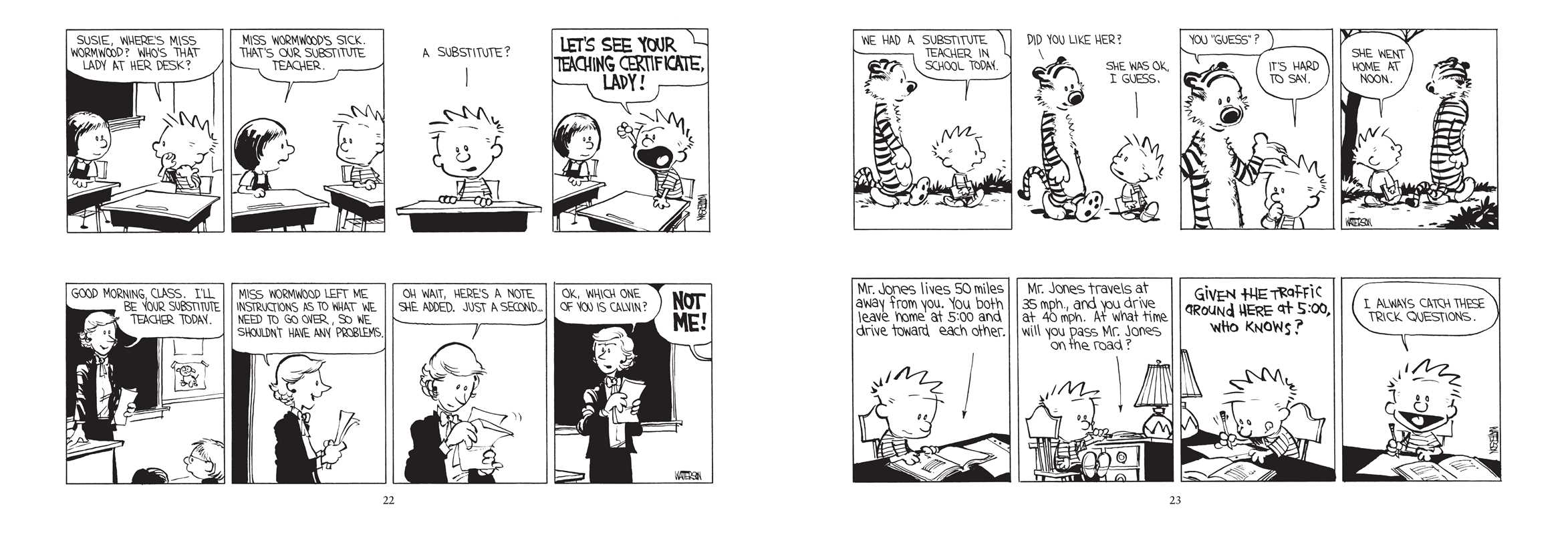 Set 2 Calvin and Hobbes Portable Compendium by Bill Watterson