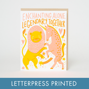 Wedding Legendary Together Greeting Card