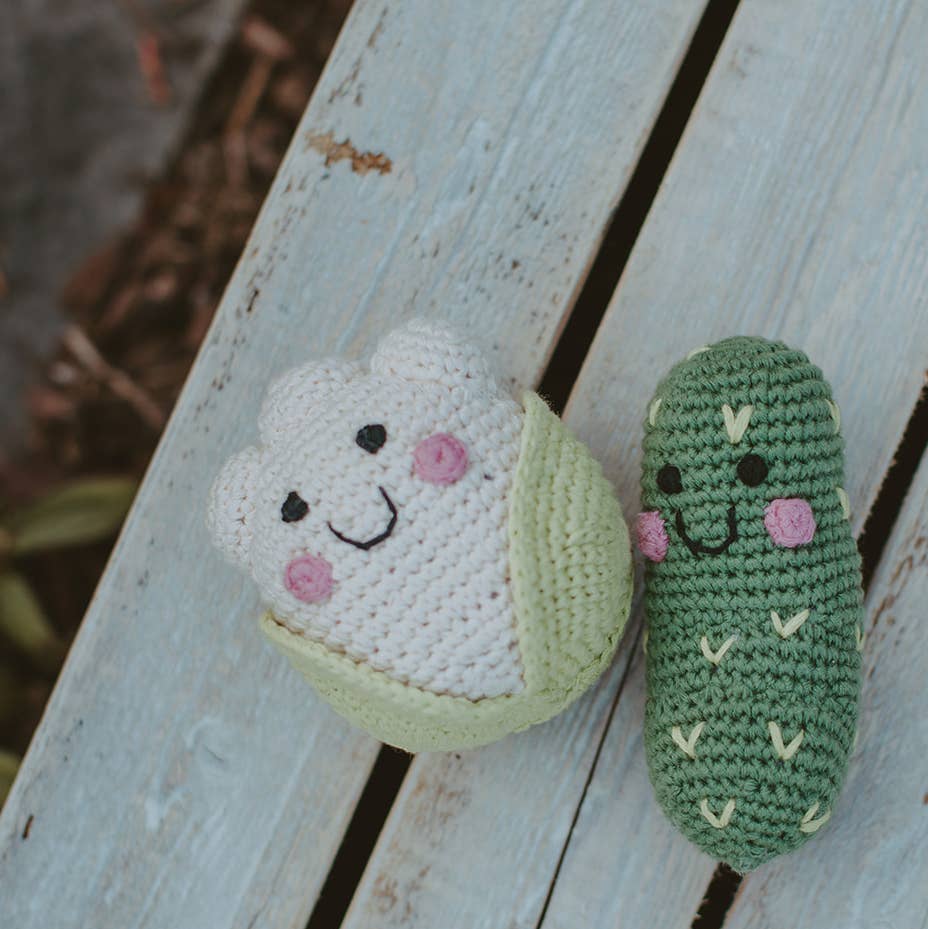 Cauliflower - Pretend Play Food Rattle