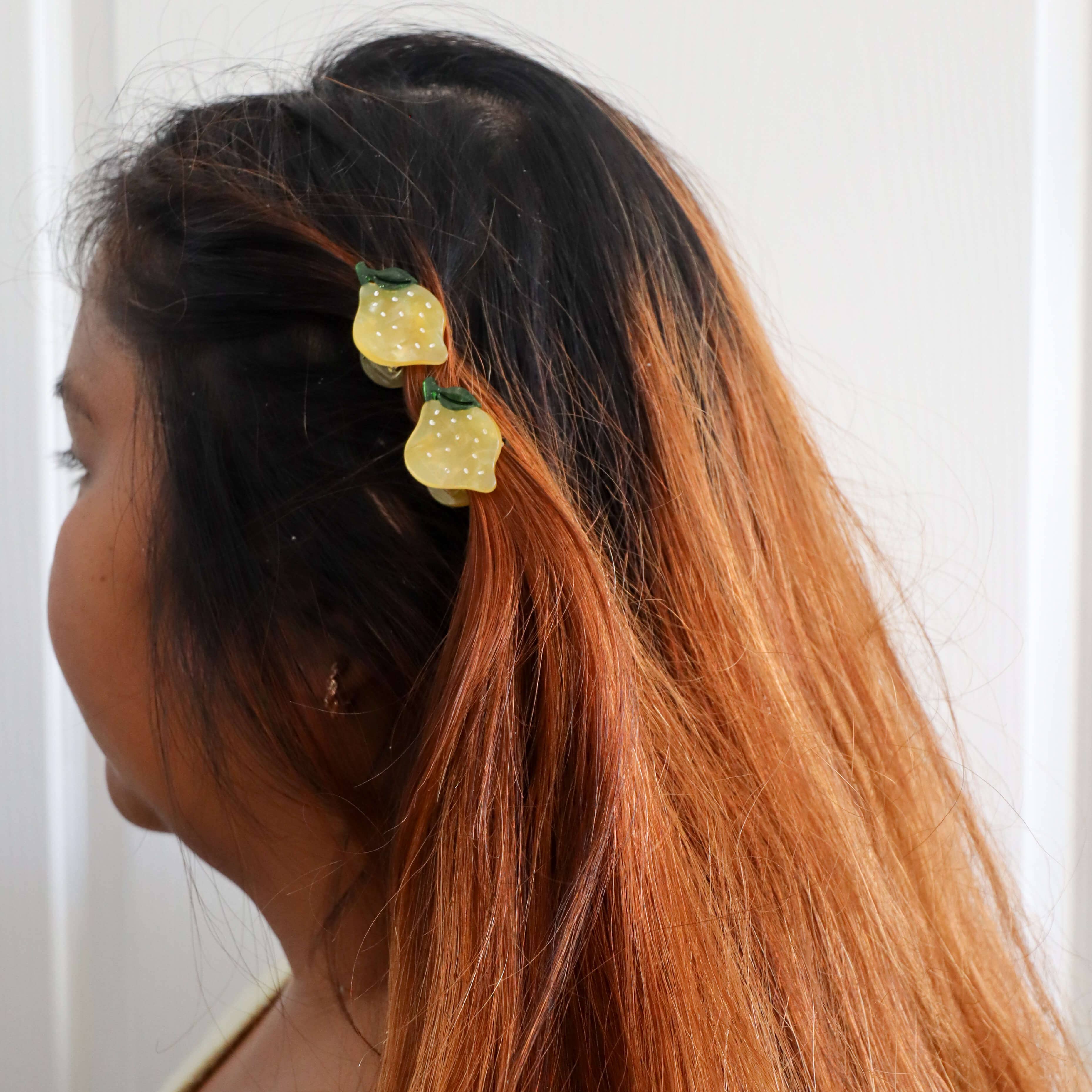 Fruit and Flowers | Micro Hair Claw Clip Set