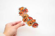 3" x 5" California Full of Poppies Vinyl Sticker (Large)
