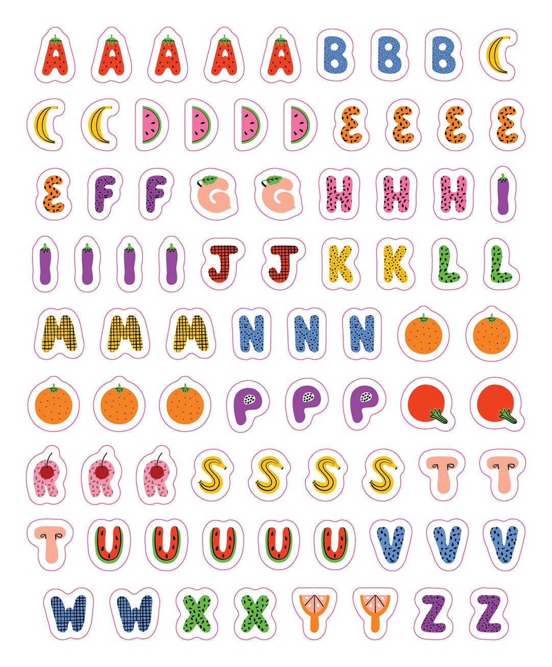 So. Many. Letter Stickers.