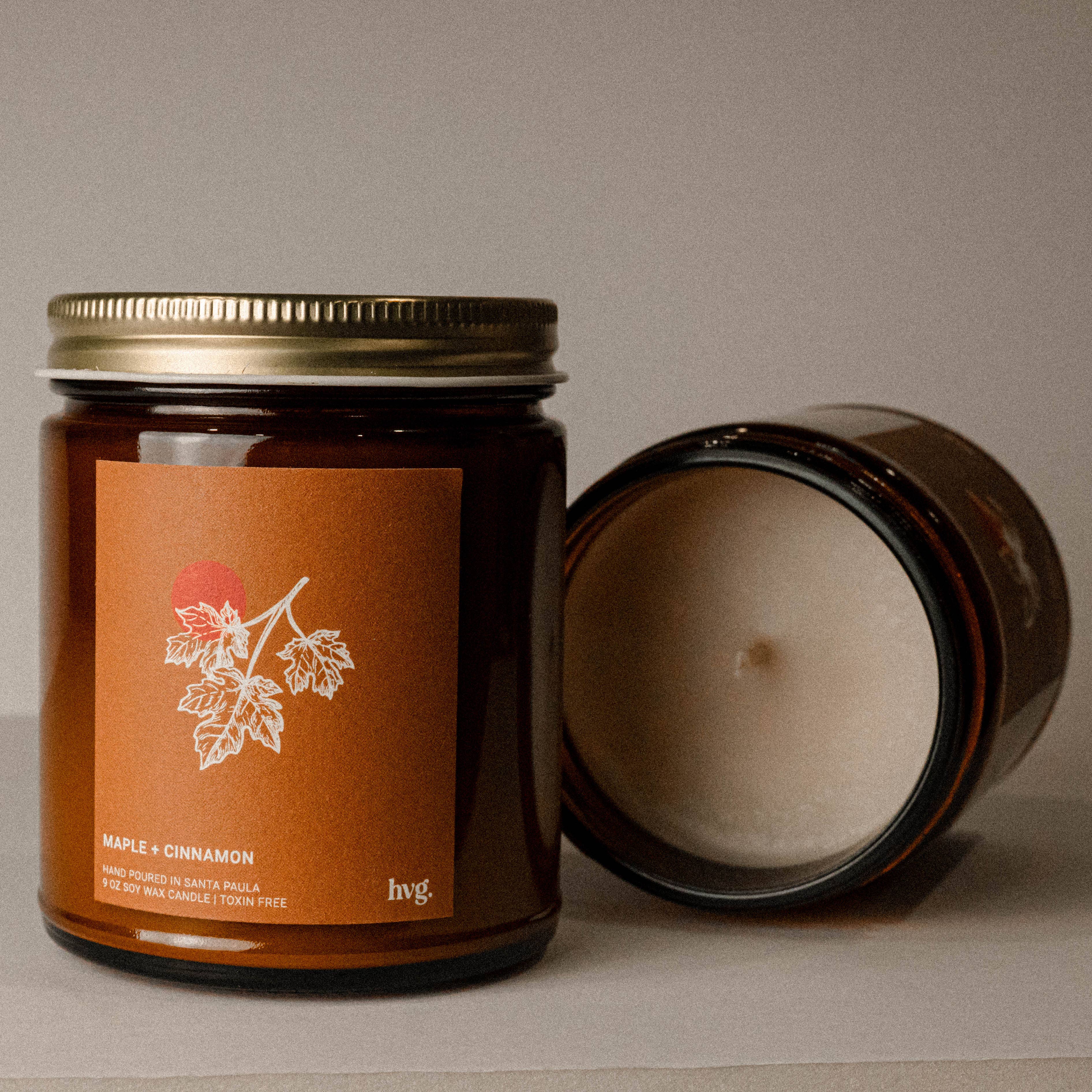 Maple + Cinnamon Wax Candle by Heritage Valley Goods