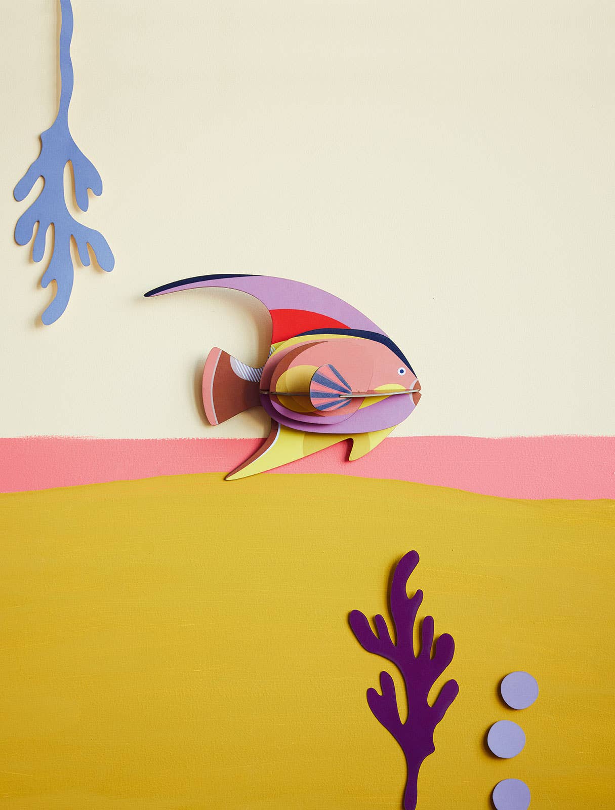 Blackcap Fish 3D DIY Wall Art