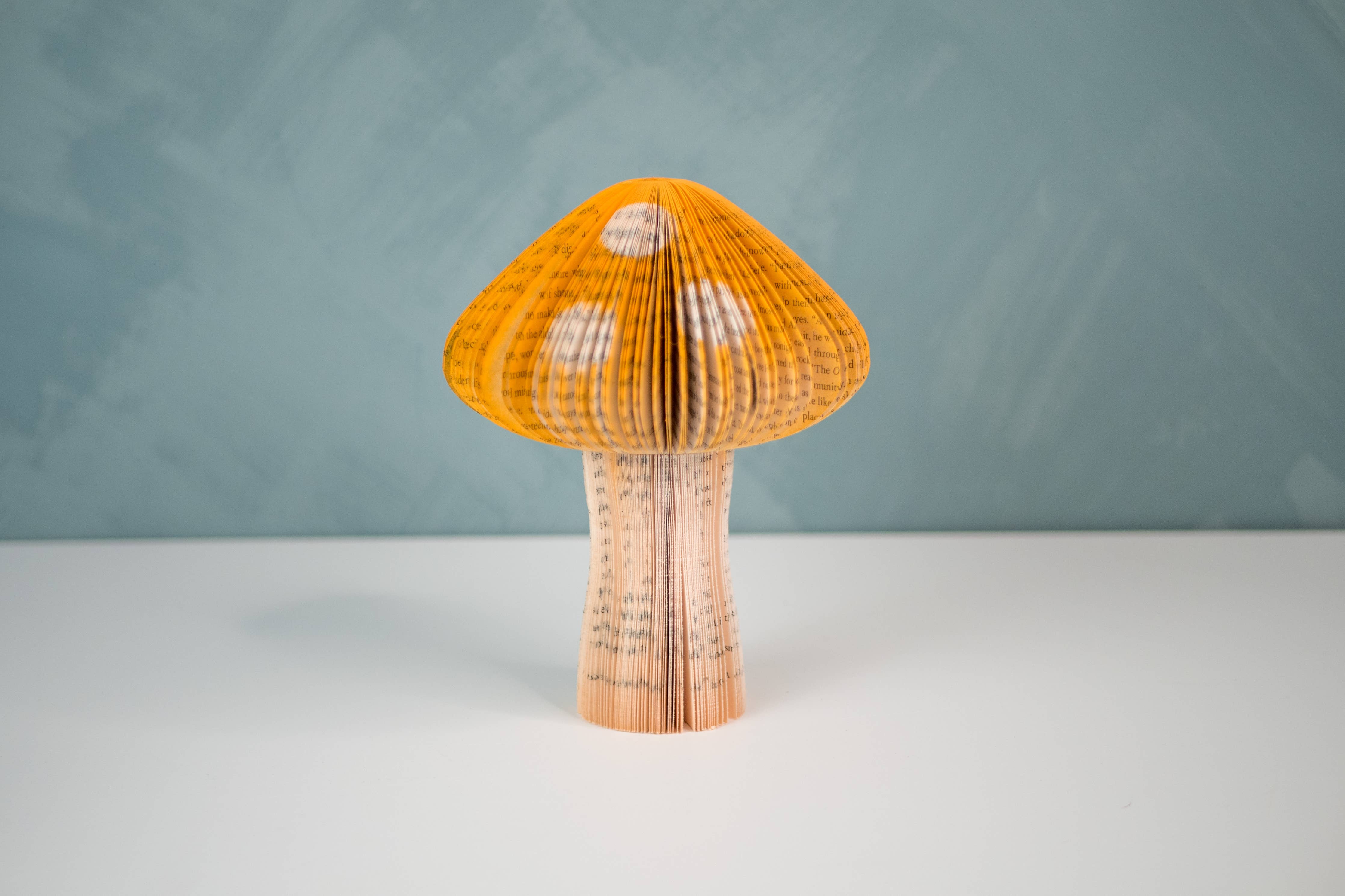 Paper Mushroom - Mustard Yellow