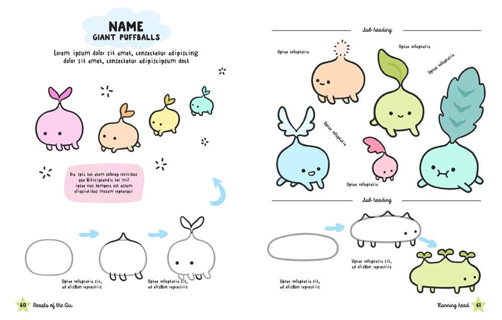 How to Draw Cute Beasts by Angela Nguyen