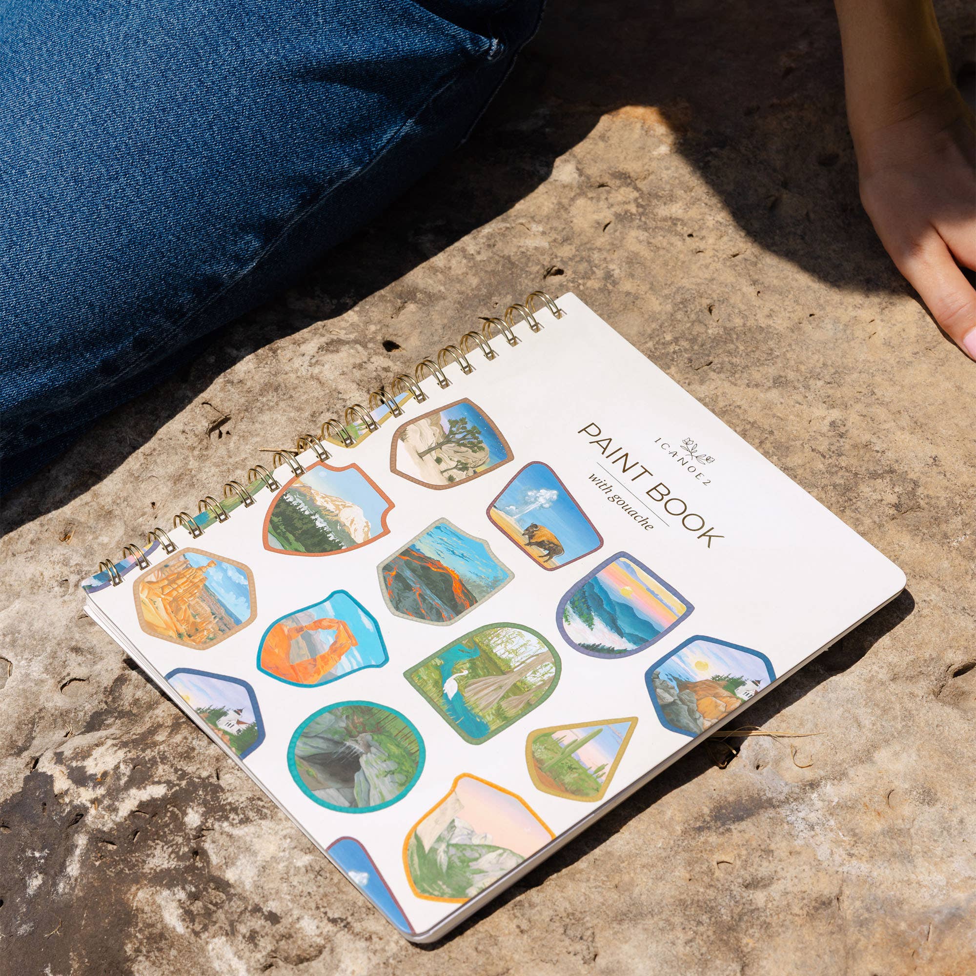 National Parks Learn-To-Paint Gouache Paint Book