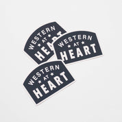 Western At Heart Vinyl Sticker
