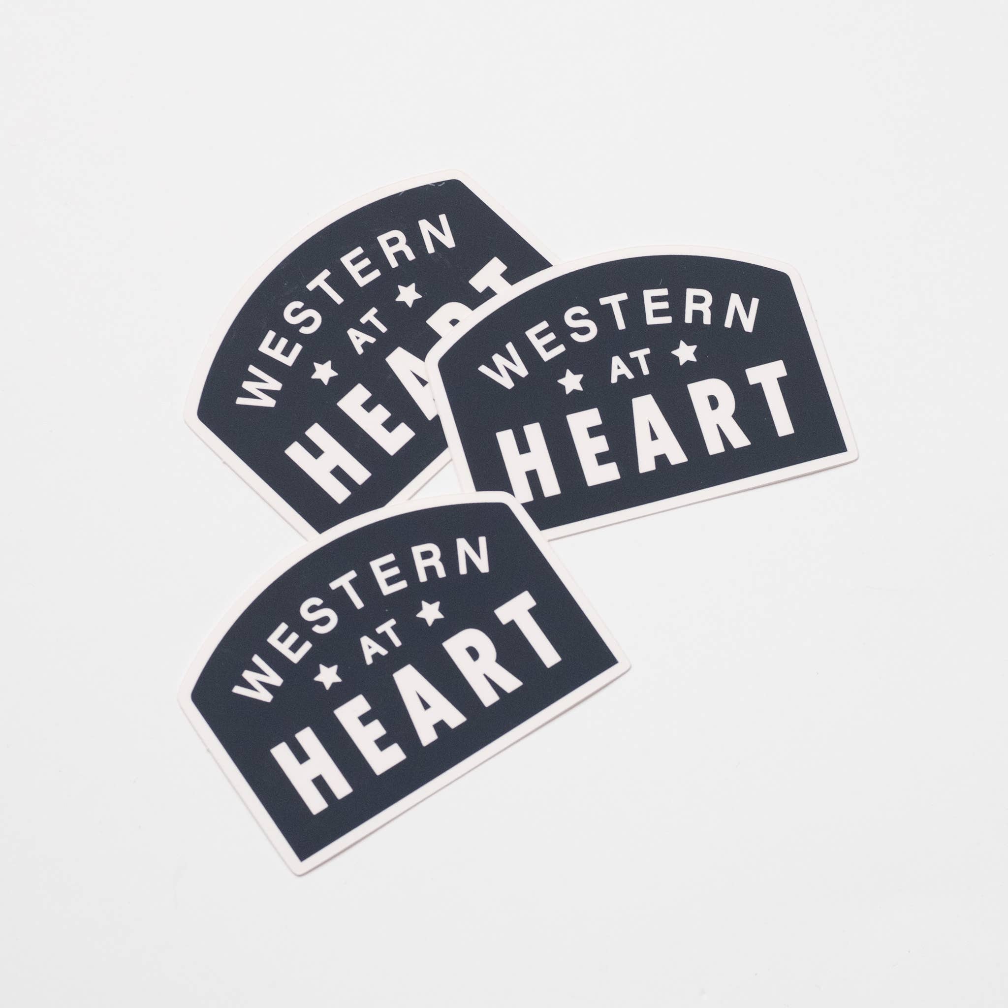 Western At Heart Vinyl Sticker