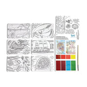 Ocean Paradise Scenic Hues D.I.Y. Watercolor Kit