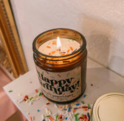 Happy Birthday! Confetti Cake scented 8 oz candle 