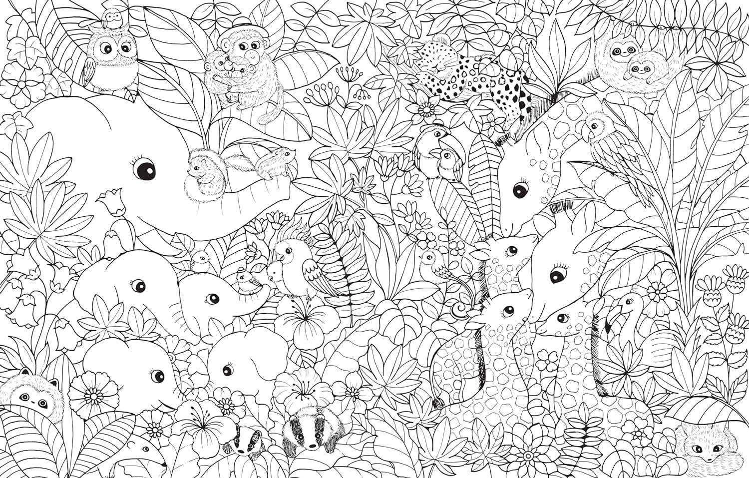 DUPLICATE A Million Baby Animals Coloring Book by Lulu Mayo