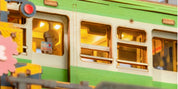 Sakura Tram: DIY Wooden Puzzle
