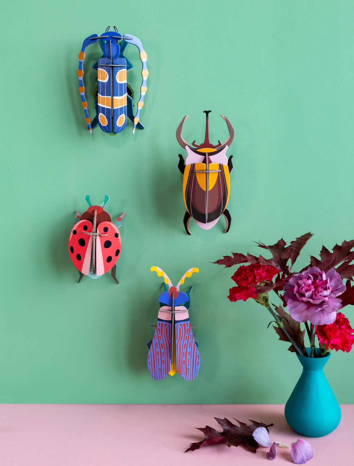 Coccinelle Rouge Beetle 3D DIY 3D Wall Art Craft