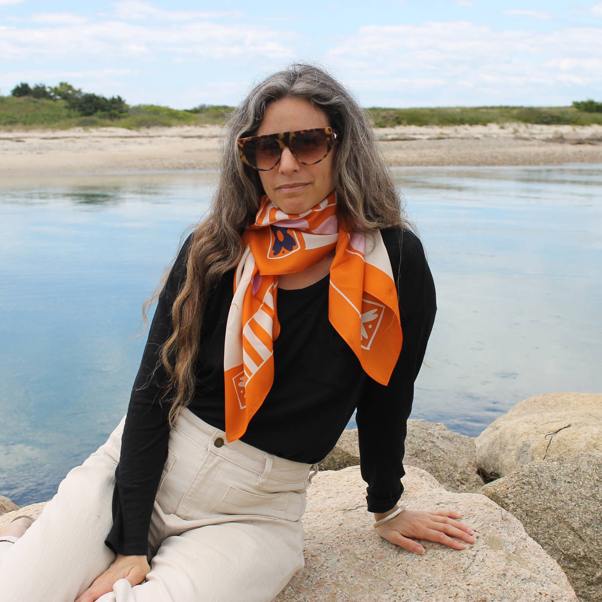 Soar & Sing Silk Habotai Scarf