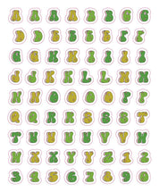 So. Many. Letter Stickers.