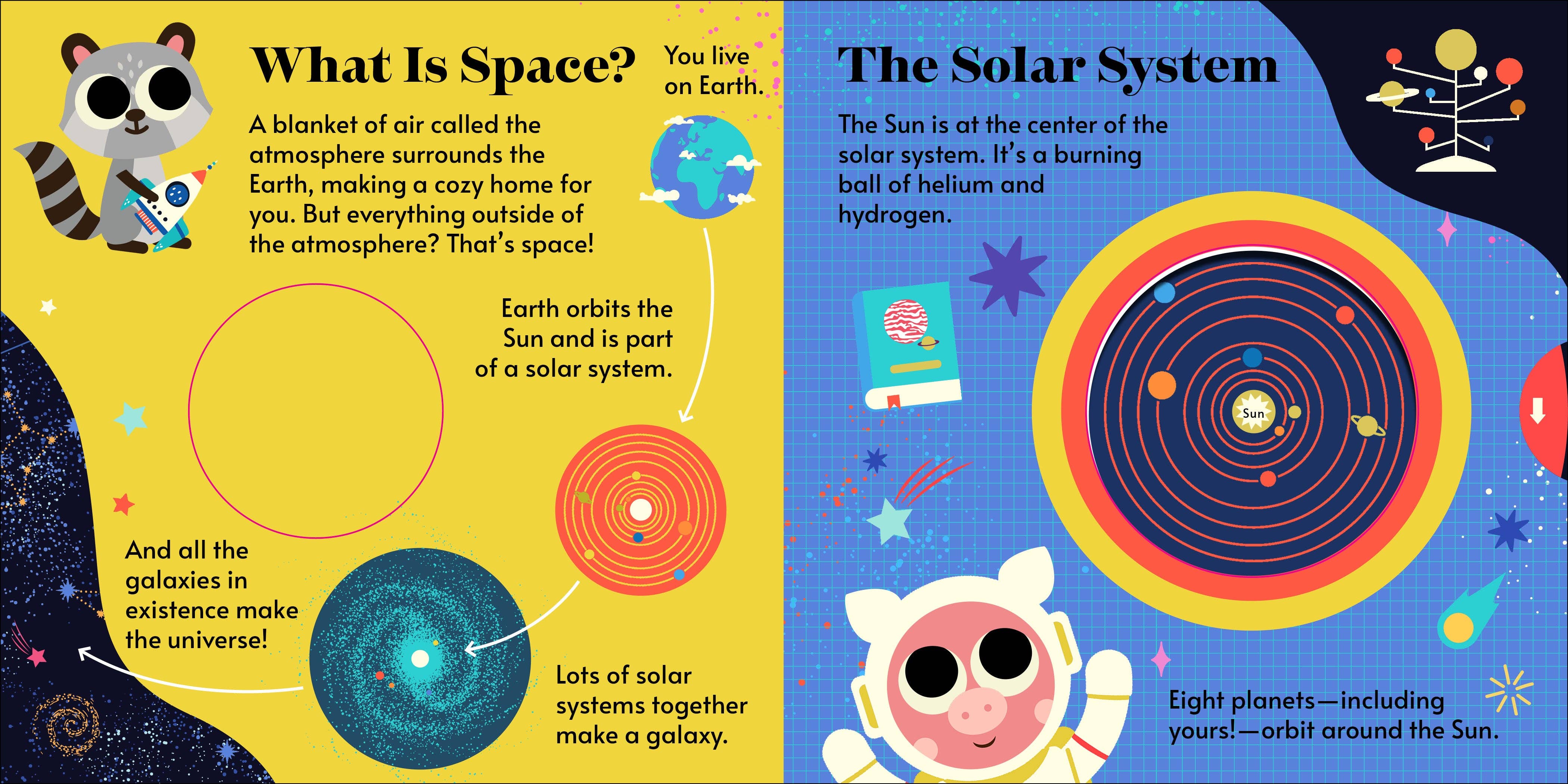 Hands-On Academy: Space (Interactive Children's Board Book)