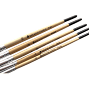 Set of paintbrushes with 'Breathe People' branding on a black background