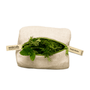 Fresh Herb | Reusable Linen Produce Bag