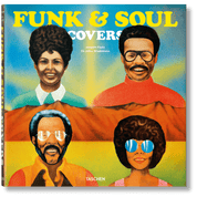 Book cover titled 'Funk & Soul Covers' featuring four illustrated faces with colorful background.