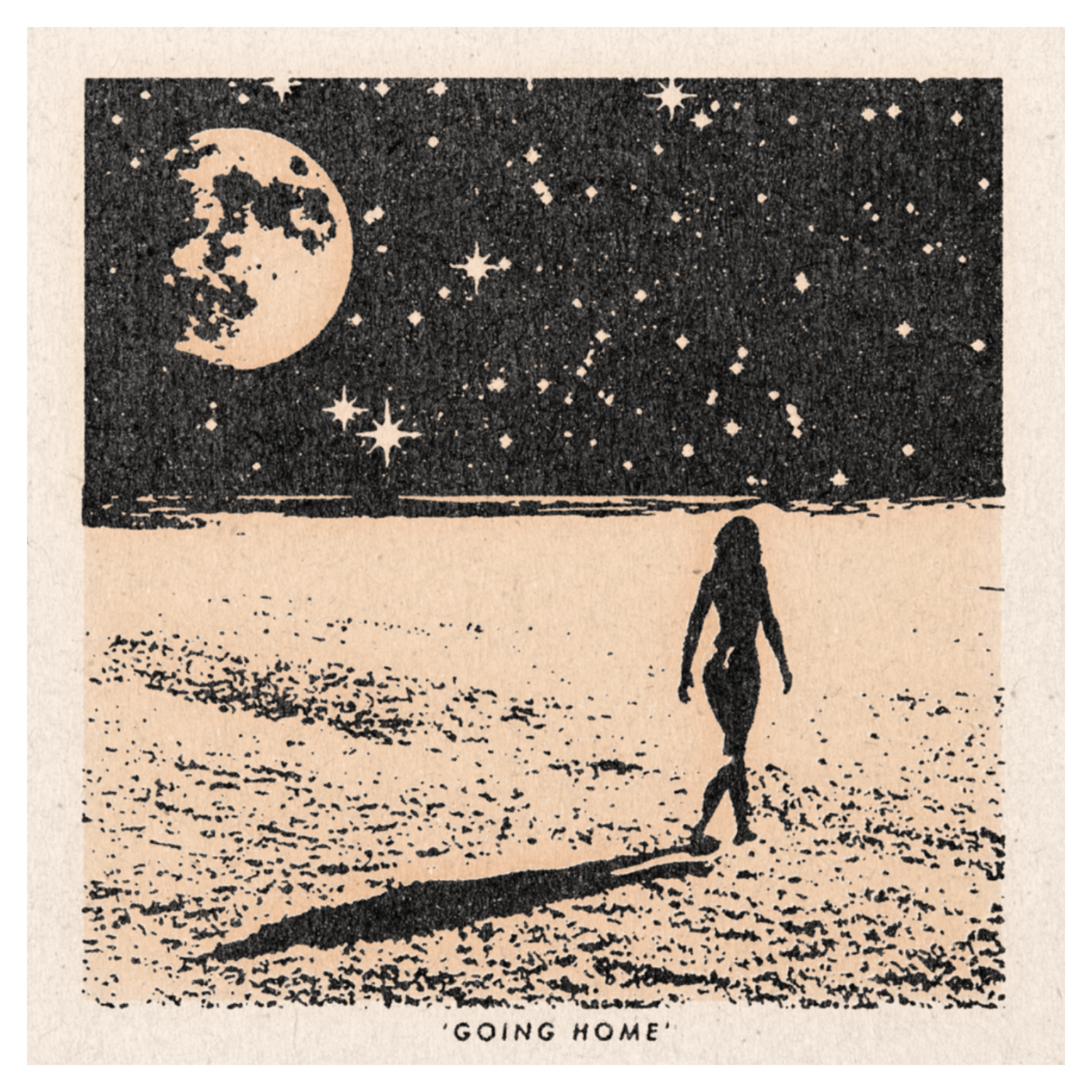 Going Home | 11" x 11" | Art Print