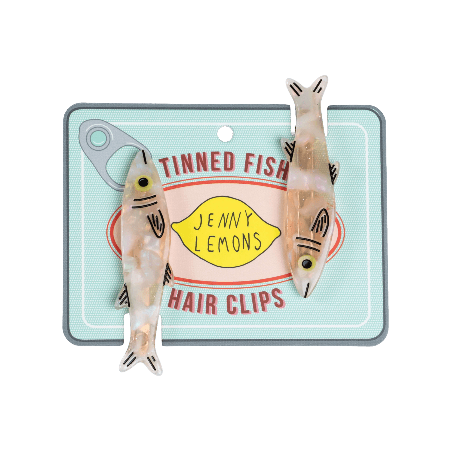 Gold Sardine | Alligator Hair Clip Set
