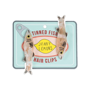 Gold Sardine | Alligator Hair Clip Set