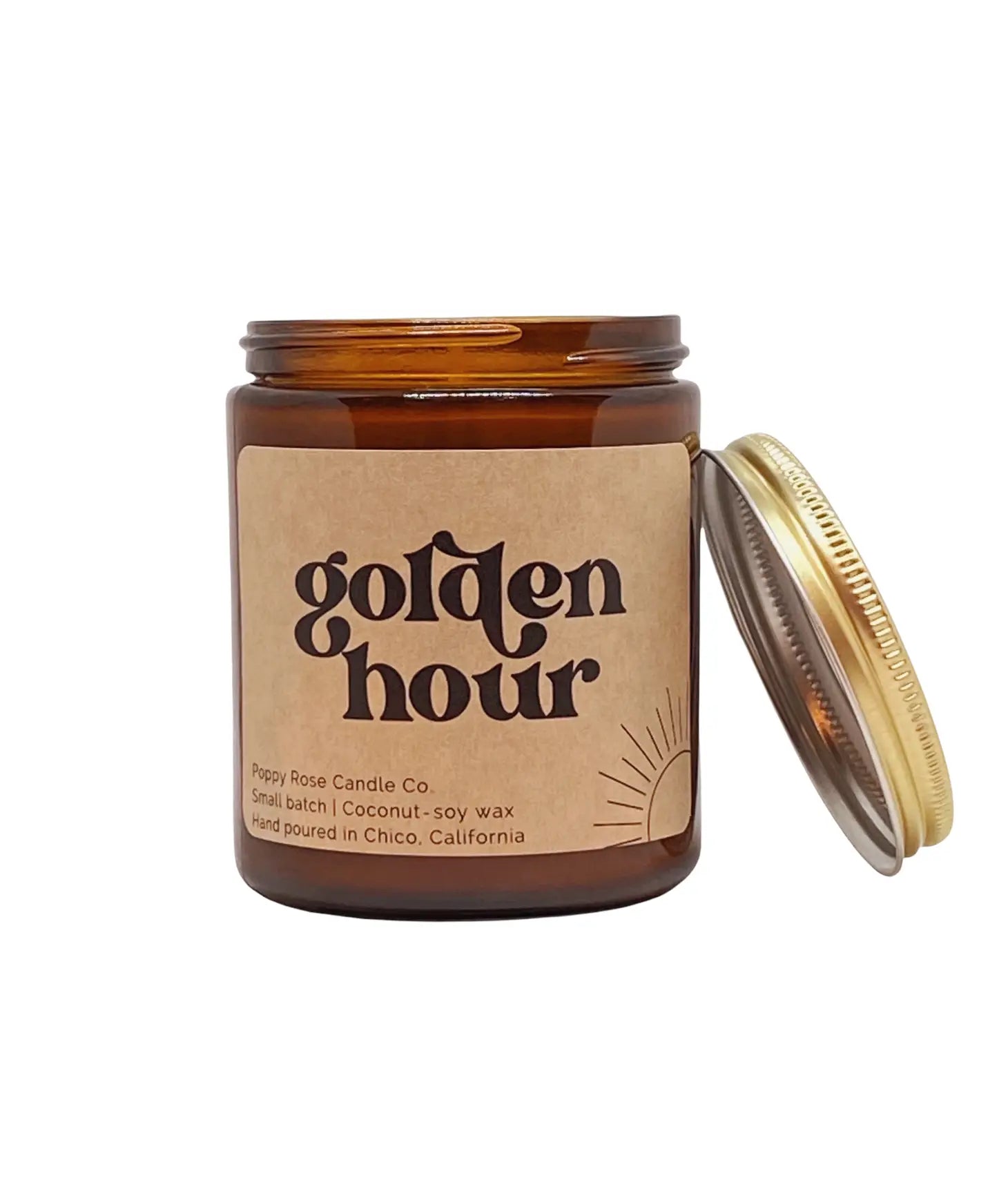 Golden Hour Handpoured Coconut Wax Candle