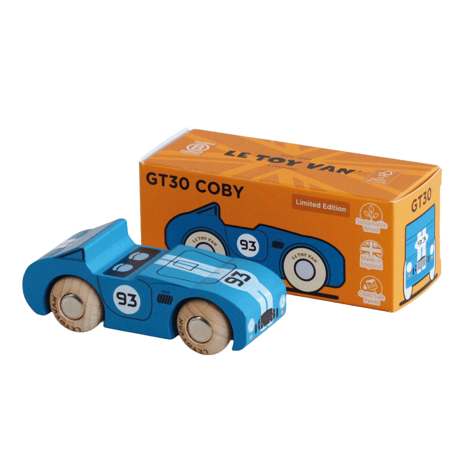 GT30 Coby No. 5 | Wooden Race Car