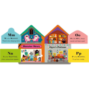 Halloween Street: A Fold-Out, Lift-the-Flap ABC Book!