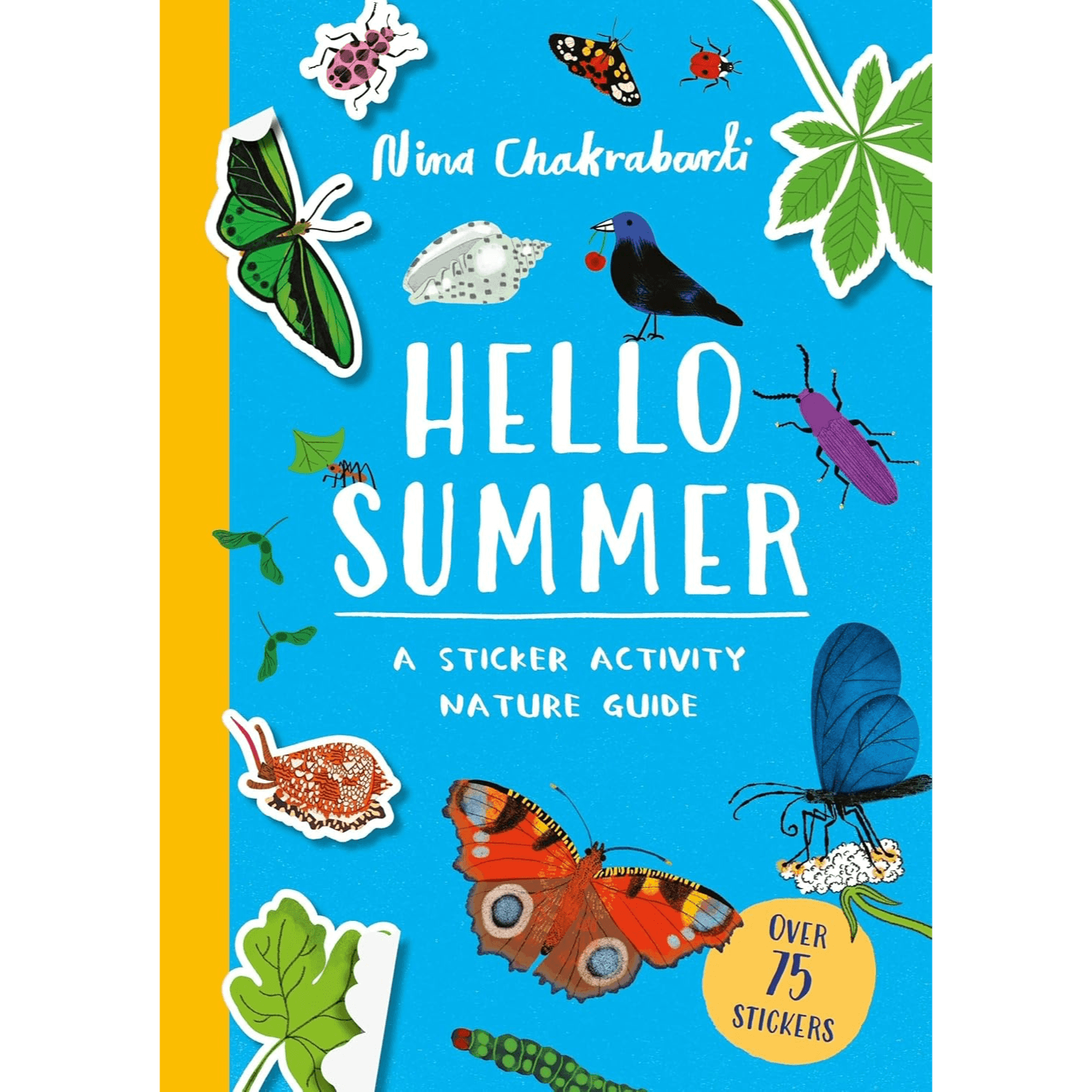 Book cover of 'Hello Summer' with nature-themed illustrations and text.