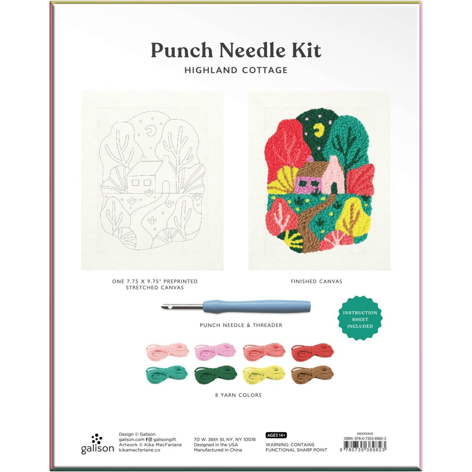 Highland Cottage | Punch Needle Kit