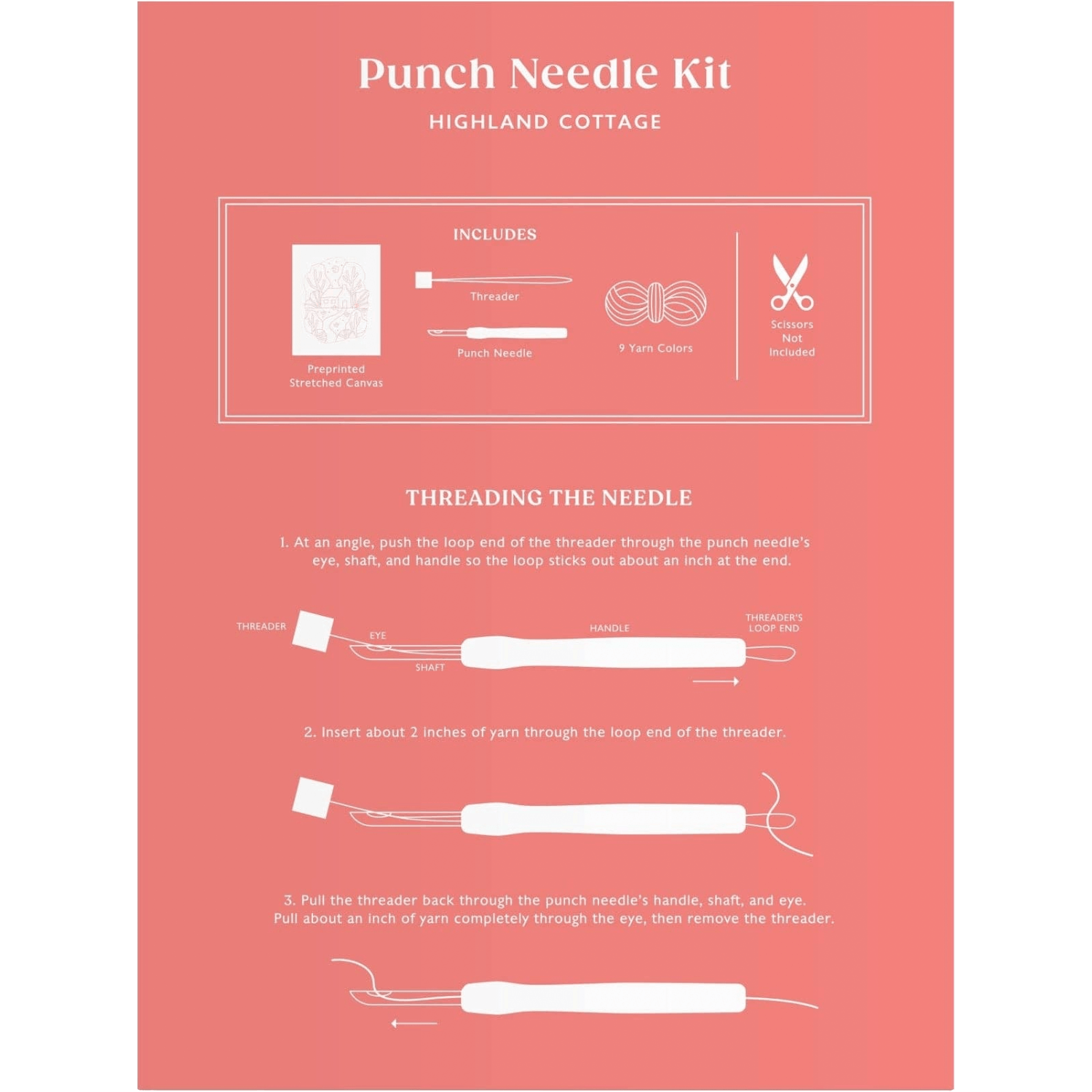Highland Cottage | Punch Needle Kit