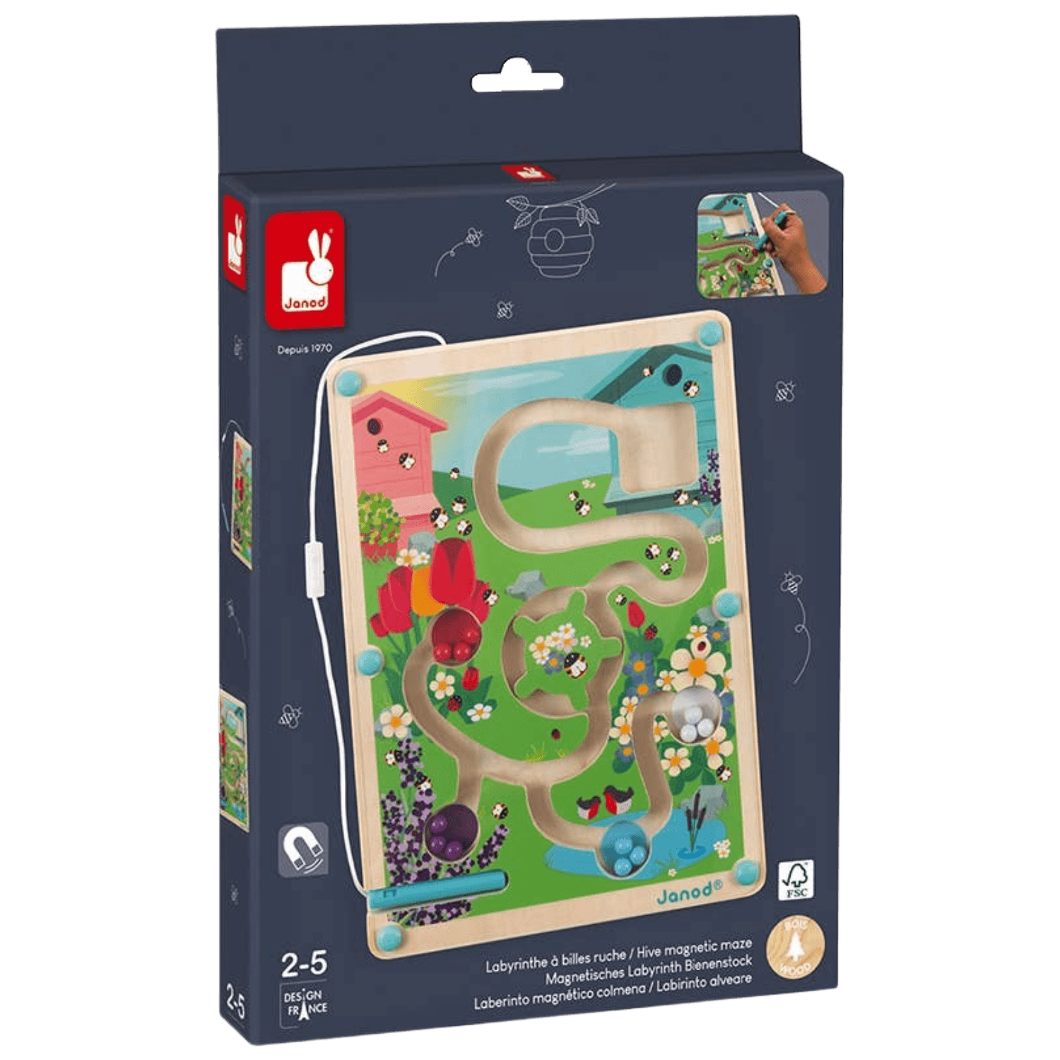 Hive: Magnetic Maze and Skills Game