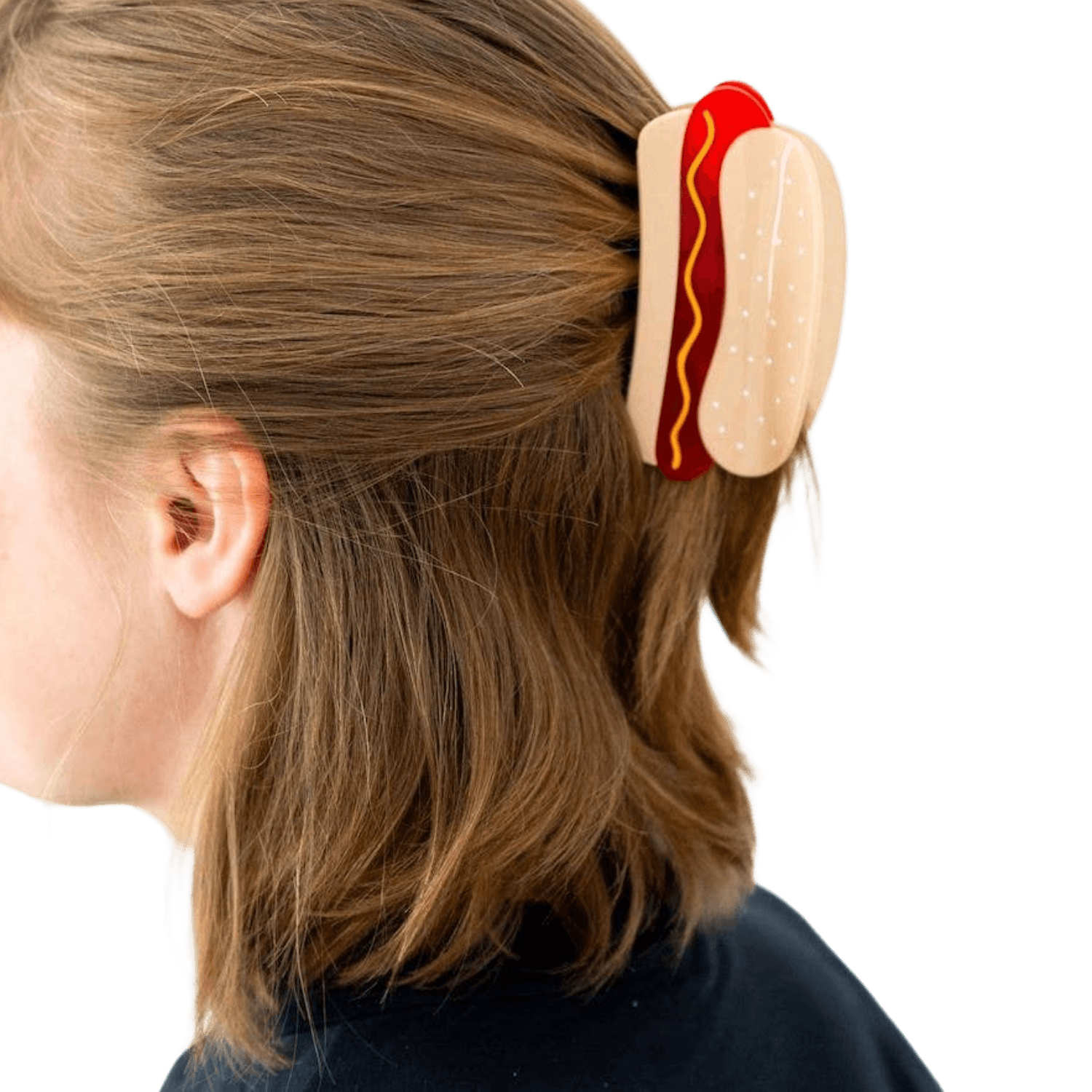 Hot Dog | Mini & Me, Hair Claw Clip Set