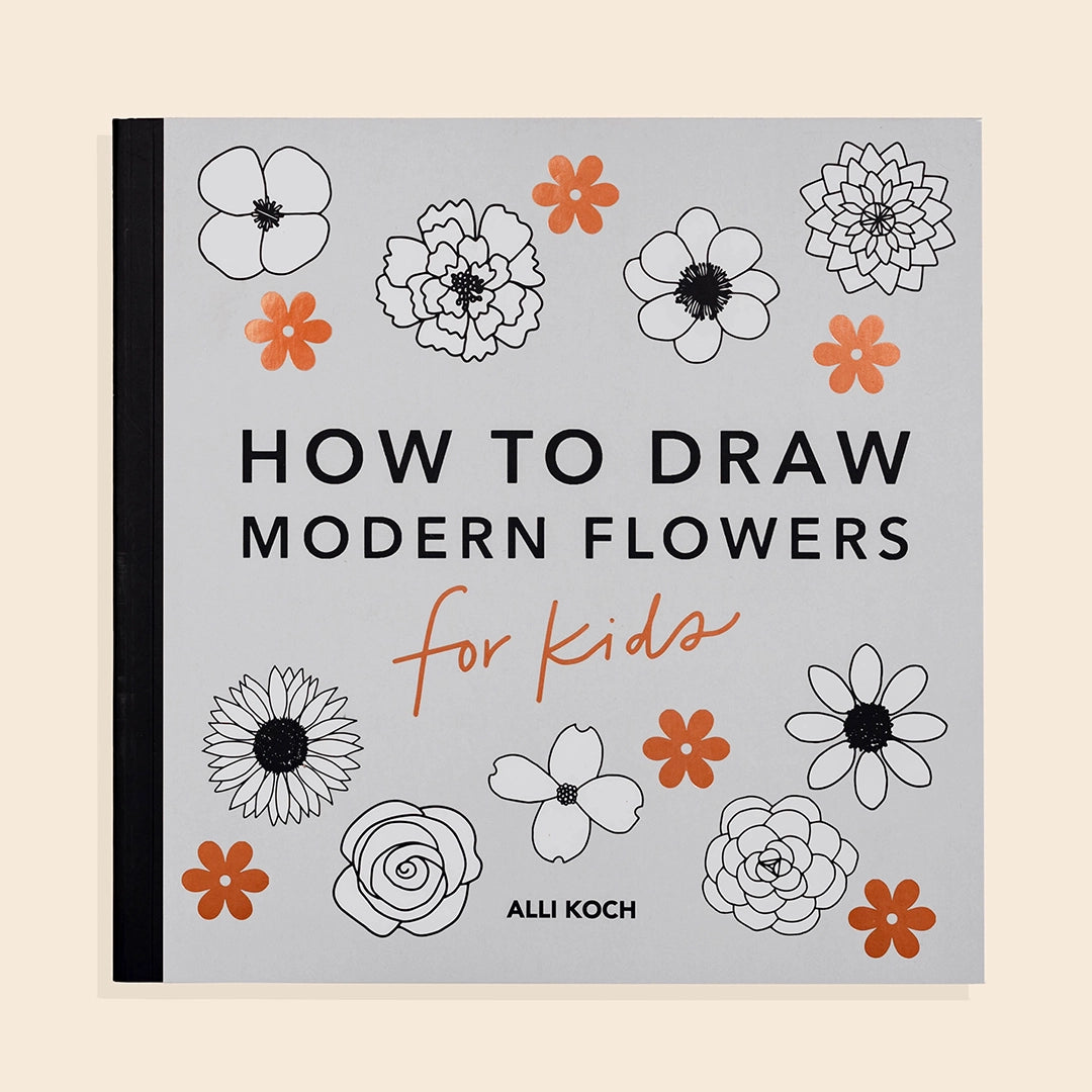 Modern Flowers: A How to Draw Book