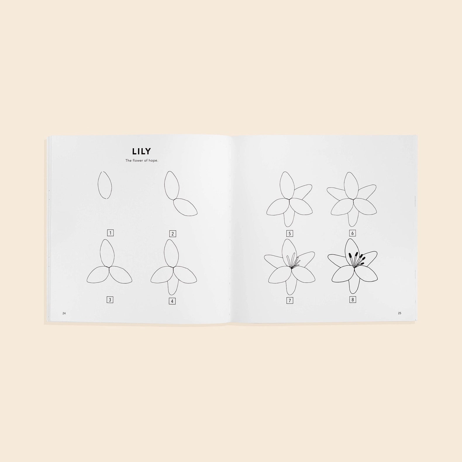 Modern Flowers: A How to Draw Book