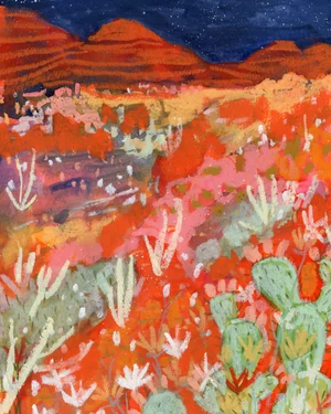 Under These Stars Giclee Print by Melissa Lakey