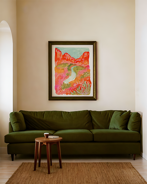 Zion View Giclee Print by Melissa Lakey