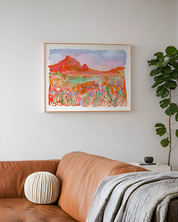 Zion Wildflowers Giclee Print by Melissa Lakey