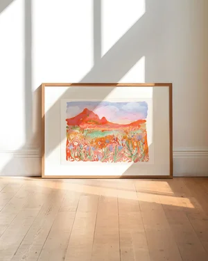 Zion Wildflowers Giclee Print by Melissa Lakey