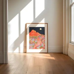 Full Moon Over Zion Giclee Print by Melissa Lakey