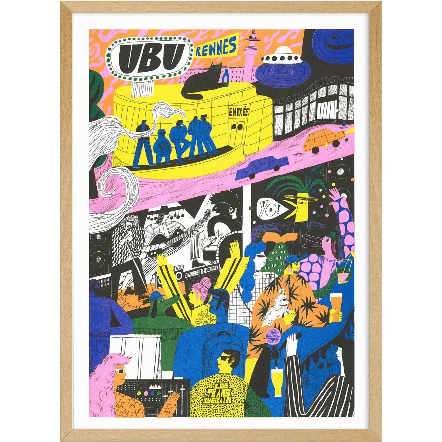 UBU | Art Print | In the Teeth A3 Poster