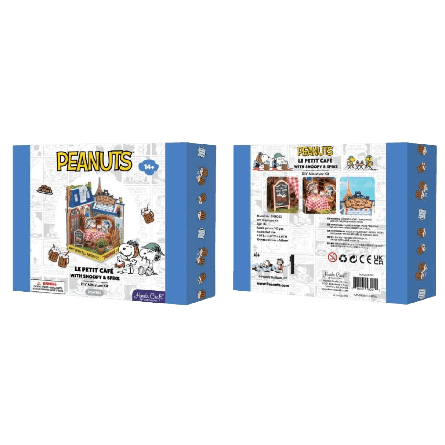 Le Petit Cafe with Snoopy & Spike | DIY Miniature Kit