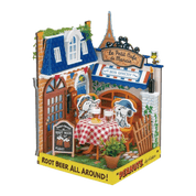 Le Petit Cafe with Snoopy & Spike | DIY Miniature Kit