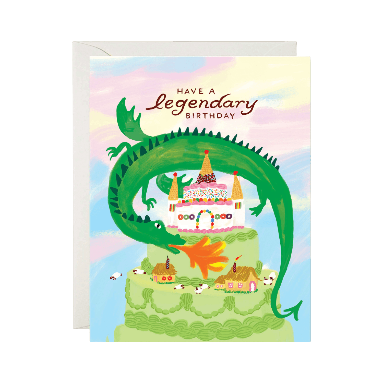Legendary Dragon Birthday | Greeting Card