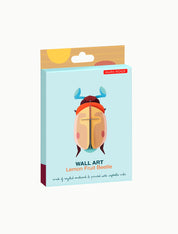 Lemon Fruit Beetle - 3D DIY Wall Art