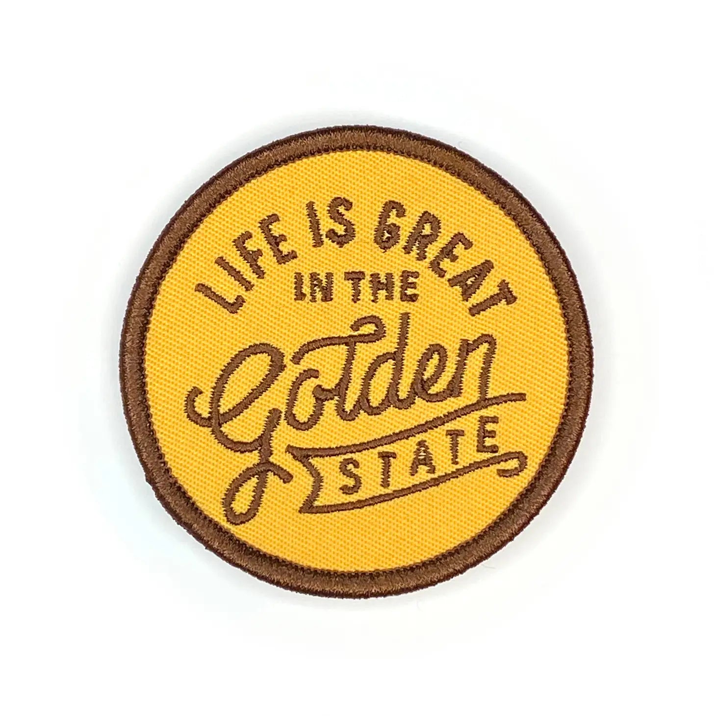 Life is Great in the Golden State Iron On Patch